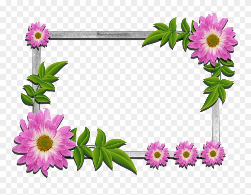 Psd flower frames.