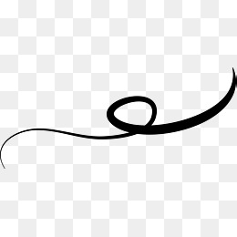 Curved line clipart.