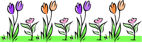clipart dividers spring