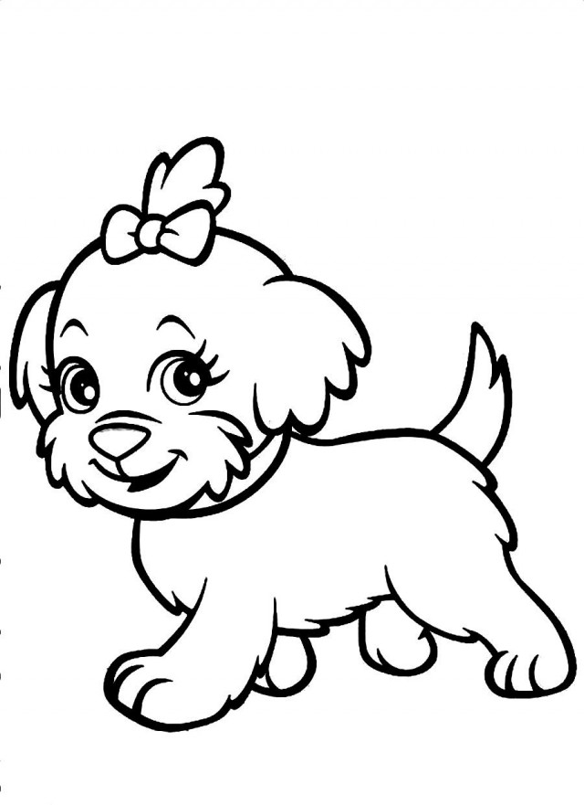 Dog coloring pages.