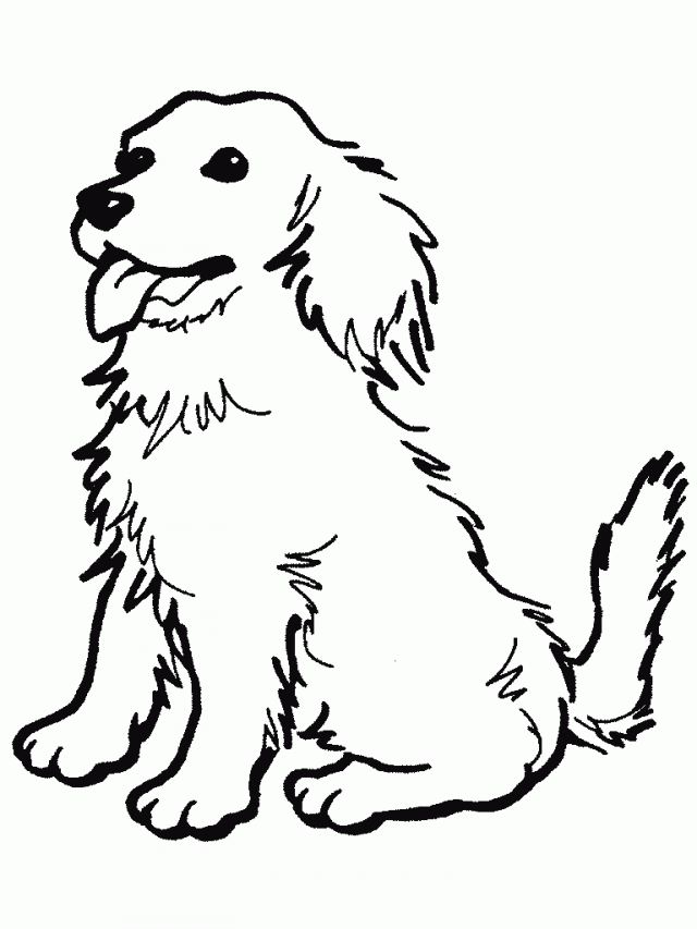 Free Black And White Dog Cartoon, Download Free Clip Art