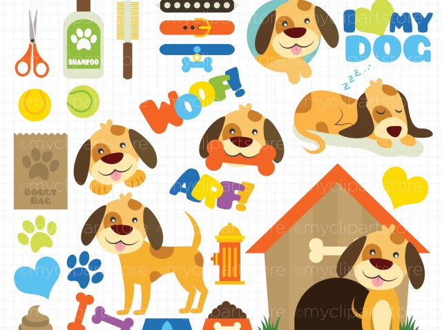 Clipart doggy puppy.