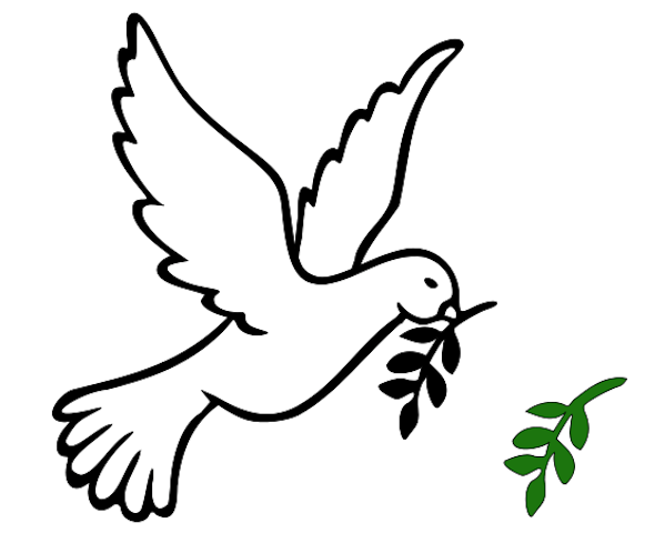 clipart dove peace bird