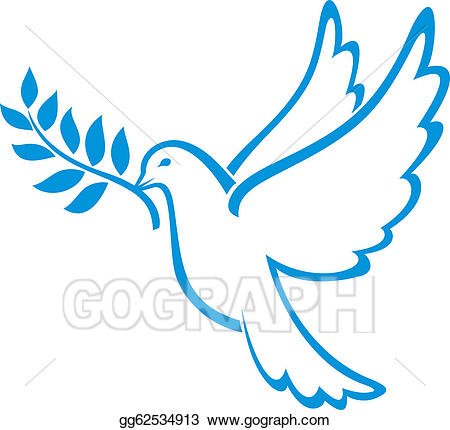 clipart dove peace gograph