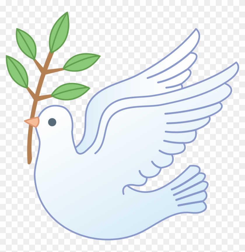 White Peace Dove With Branch