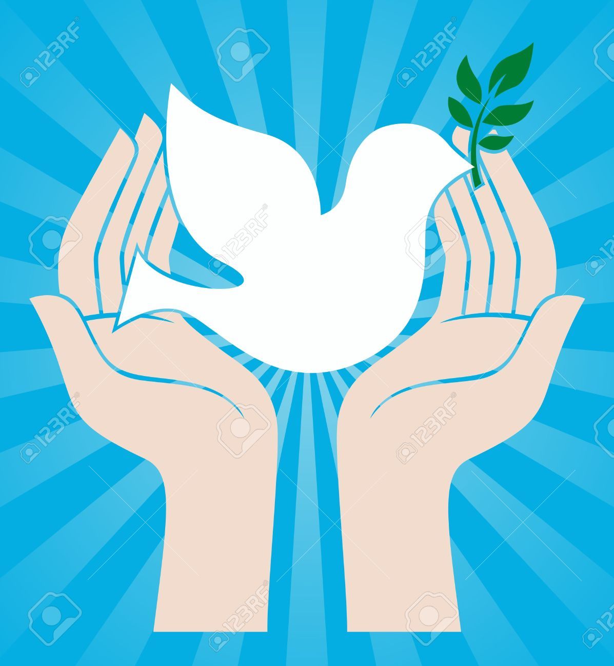 clipart dove peace symbol