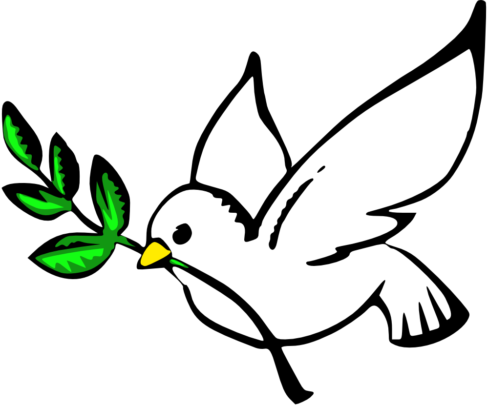 Dove Peace Symbol Clip Art free image