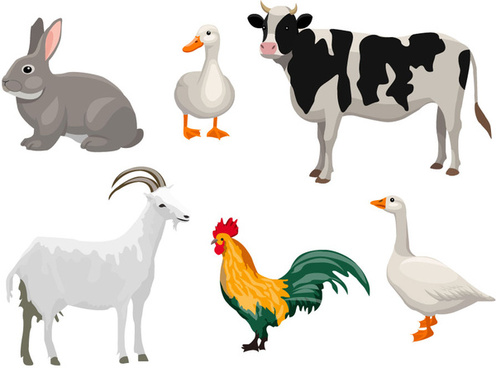 Farm animal clip art free vector download