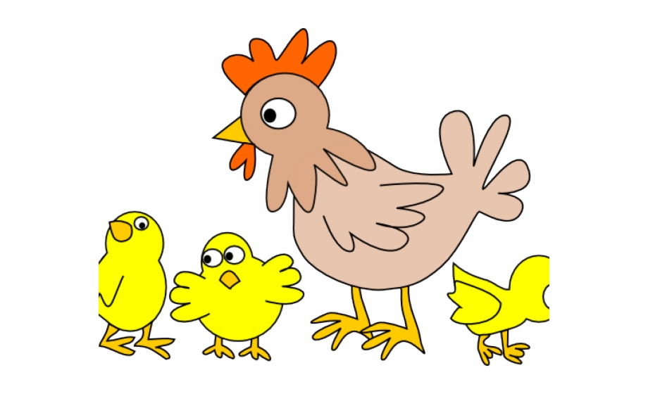 Chicken Farm Animals Clipart