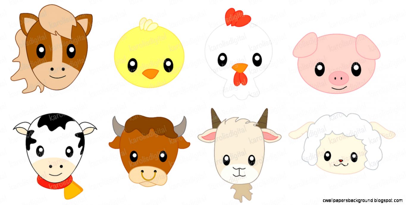 Baby Farm Animal Clipart
