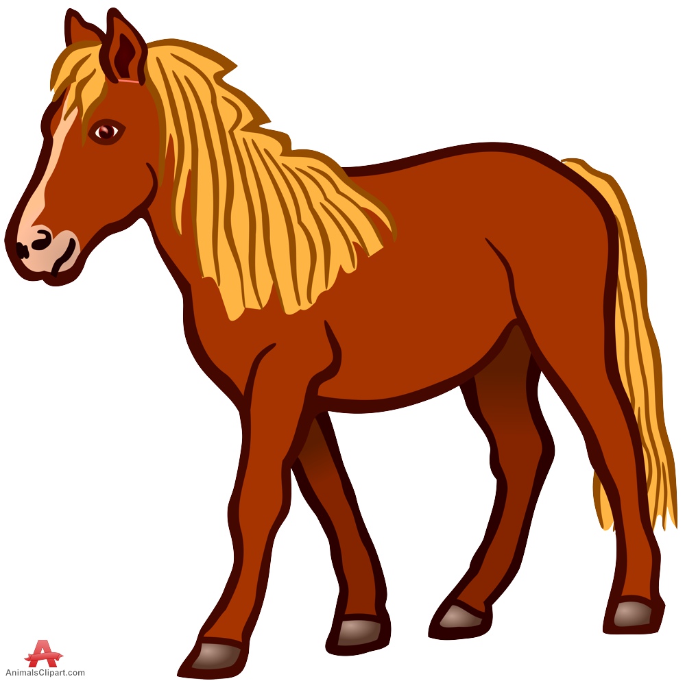 clipart farm animals horse