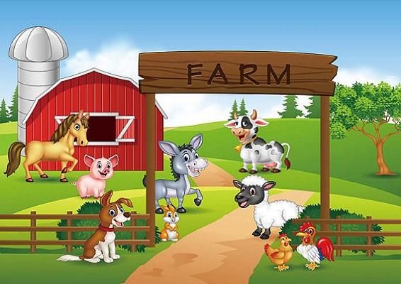 clipart farming background royalty free