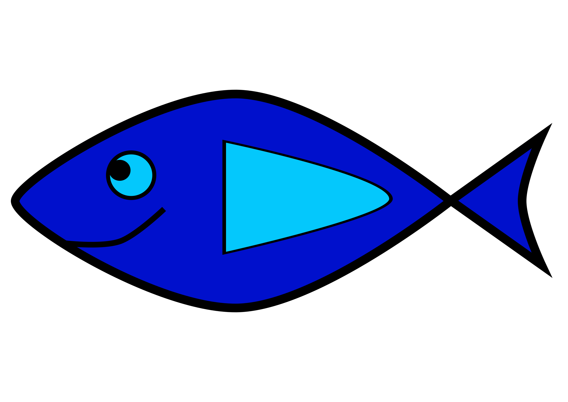 Clipart fish easy.