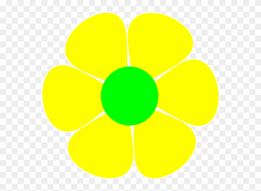 Flor amarela png.