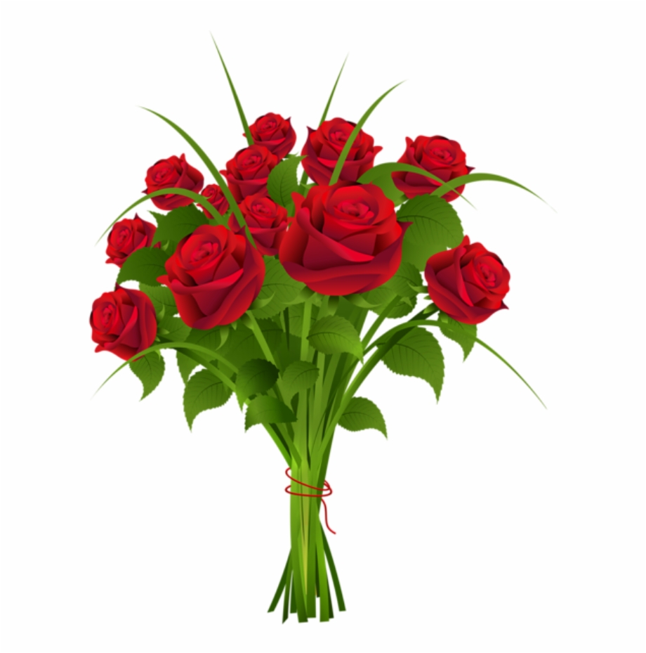 Flores Buque De Rosa Vermelha Png