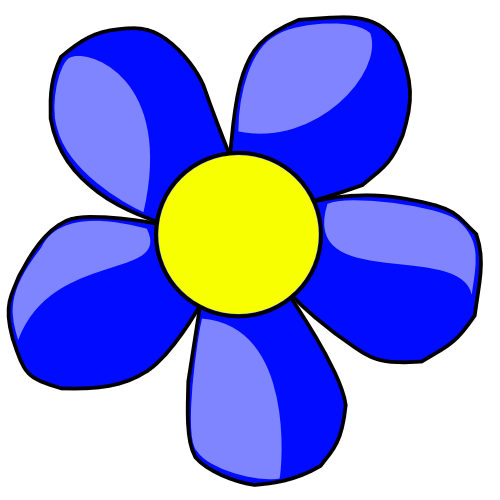 Free Blue Flower Cliparts, Download Free Clip Art, Free Clip