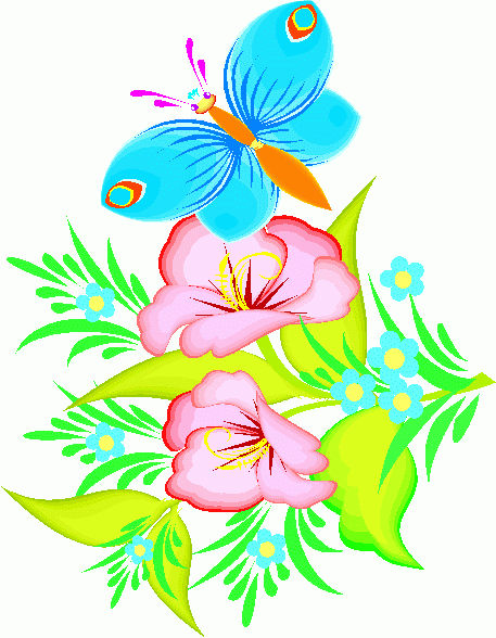Free Flowers And Butterflies Clipart, Download Free Clip Art