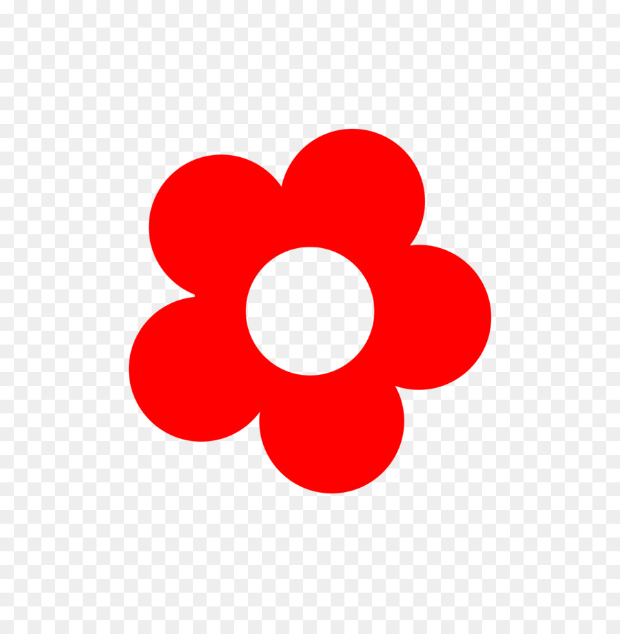 Red Flower clipart