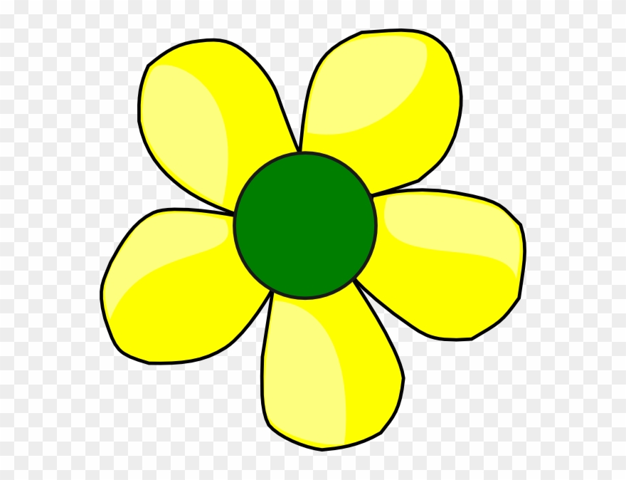 Flowers Yellow And Green Clipart