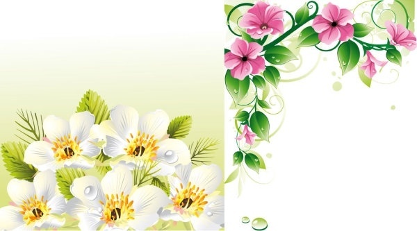Flower border clip art free vector download