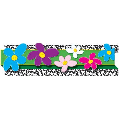Flower Pop its Border by Carson Dellosa Great for Bulletin
