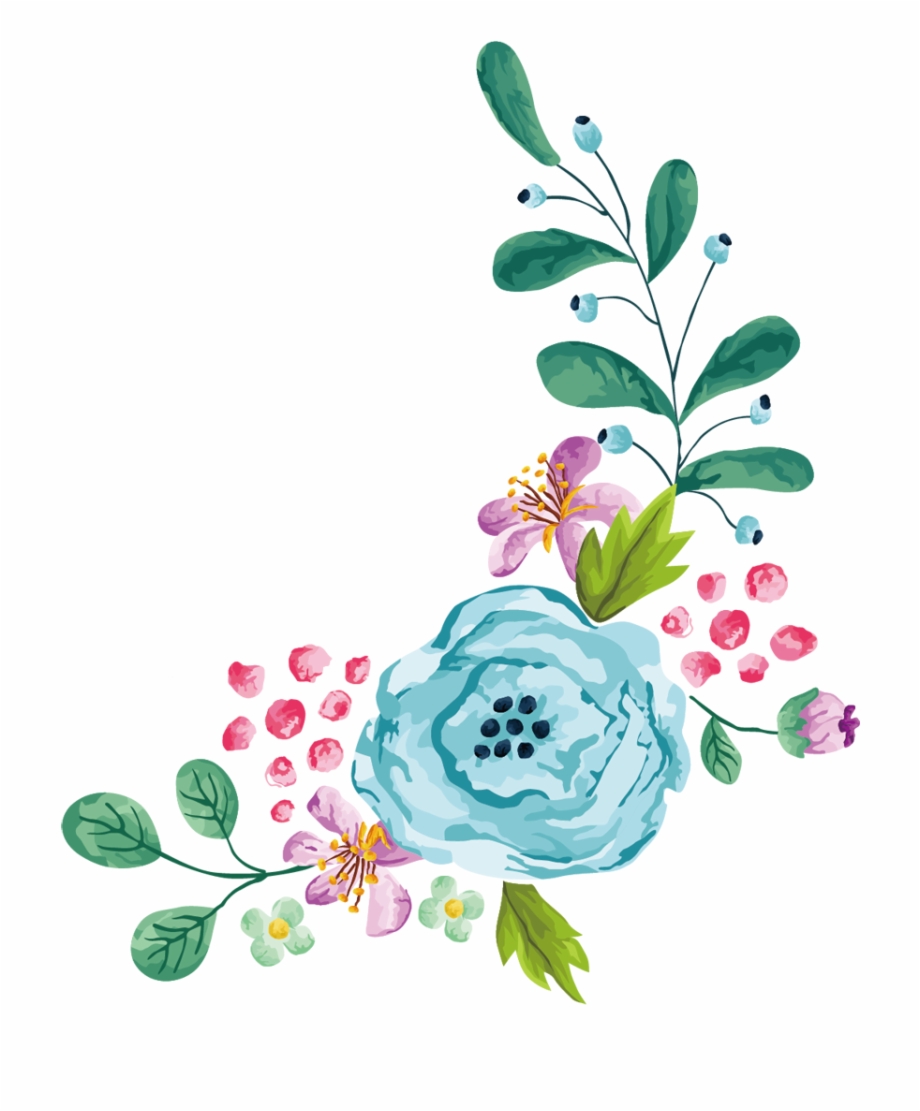 clipart flowers border clear background