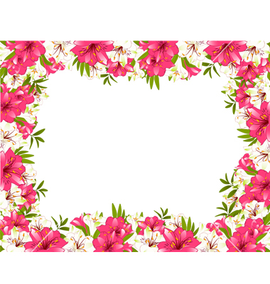 clipart flowers border design