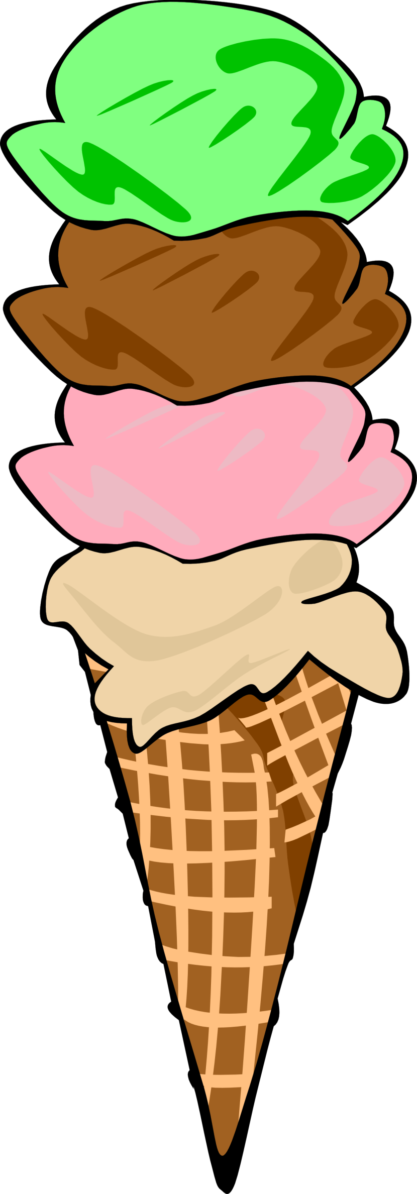 Cool Ice Cream Cone Clipart Images