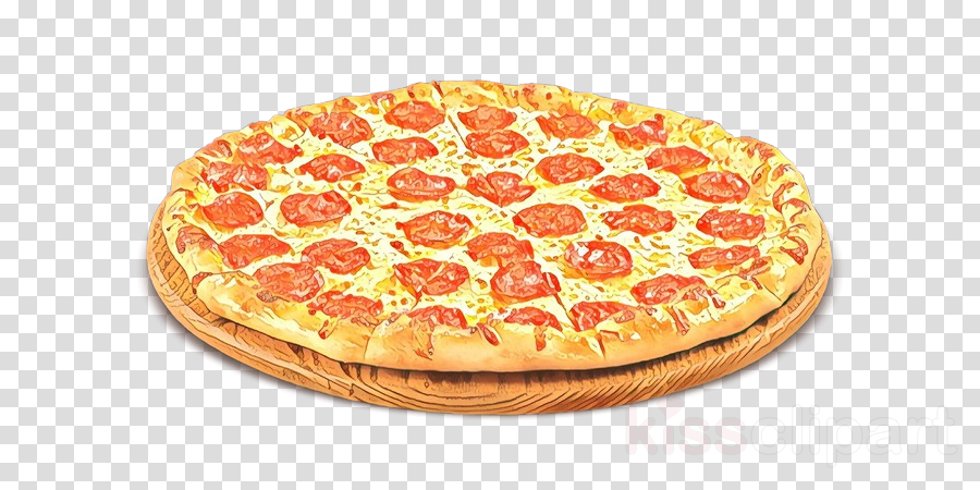 Pizza pepperoni food pizza cheese junk food clipart