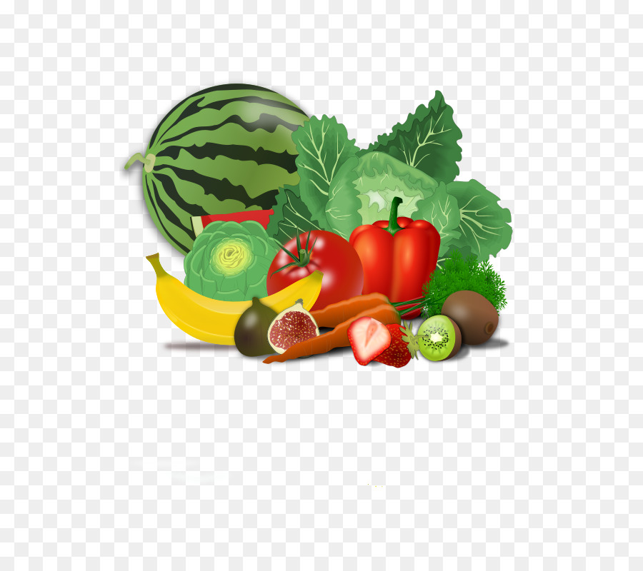 Vegetables cartoon clipart.