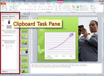 clipart for powerpoint 2010 task pane