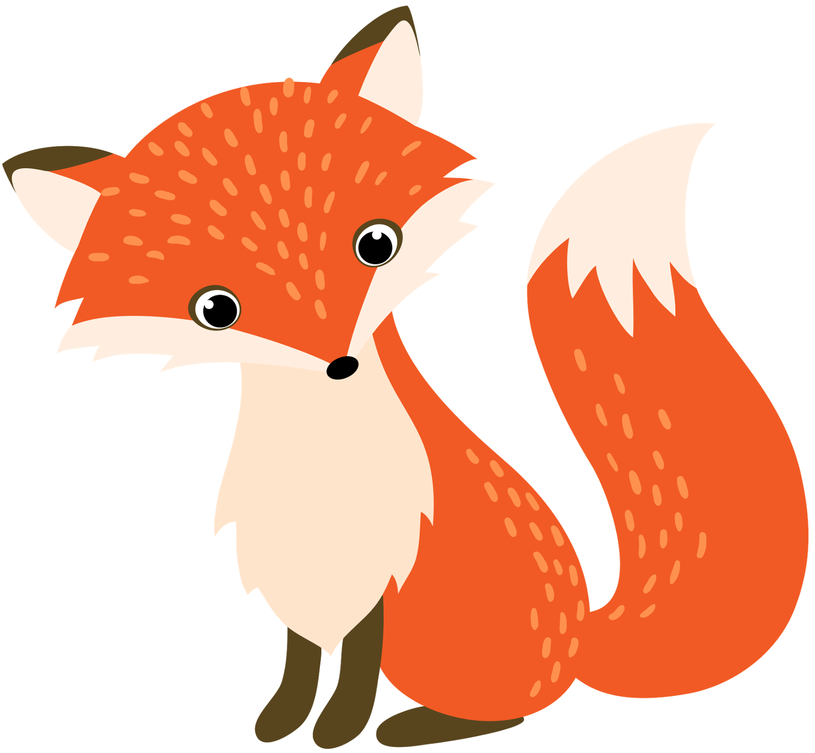 Red fox illustration.
