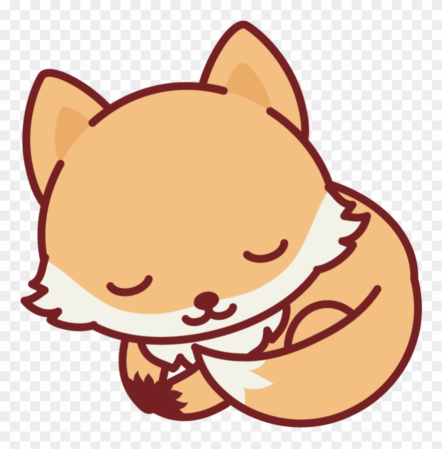 Sleeping Nerdy Fox