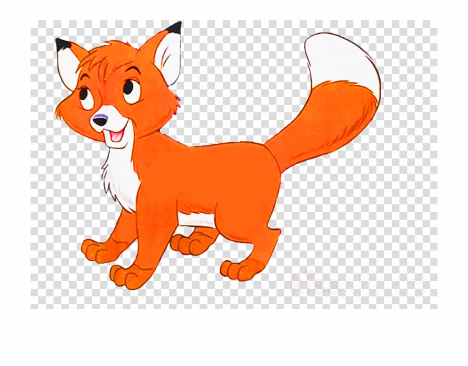 Fox clipart orange.
