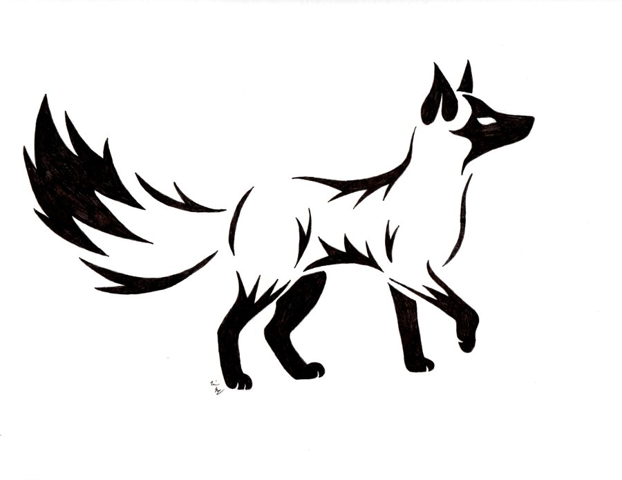 Free Cool Tribal Fox Designs To Draw, Download Free Clip Art