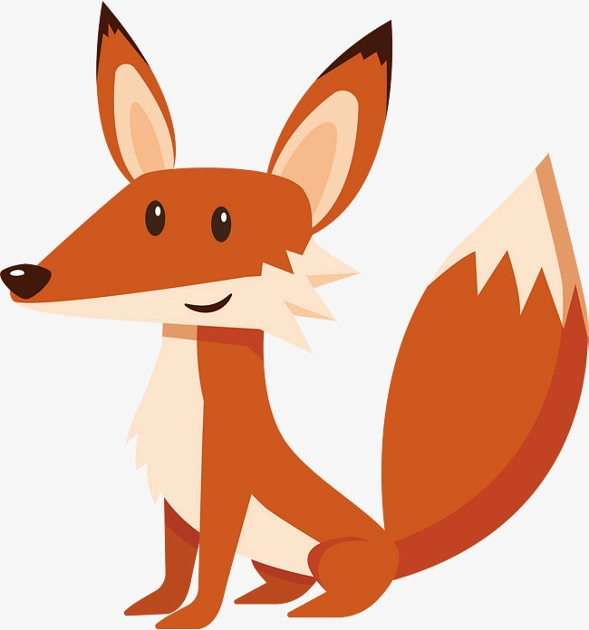 clipart fox vector