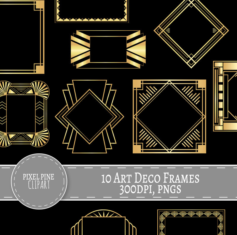 Art deco frames.