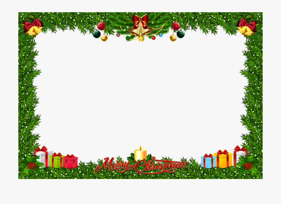 Christmas frame clipart.