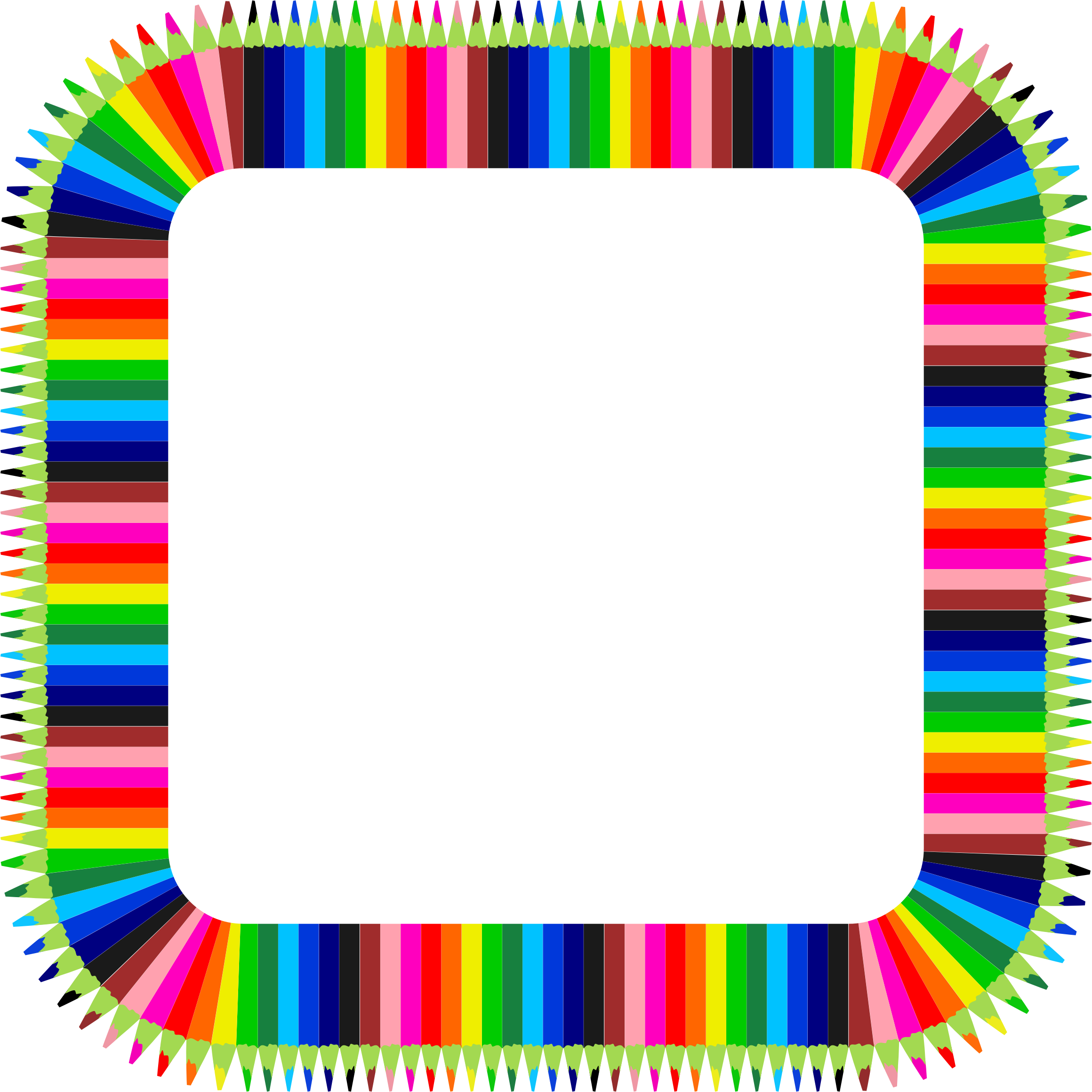 Frame clipart colorful.