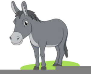 Donkey Cartoon Clipart