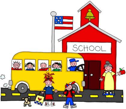 Going To School Clipart