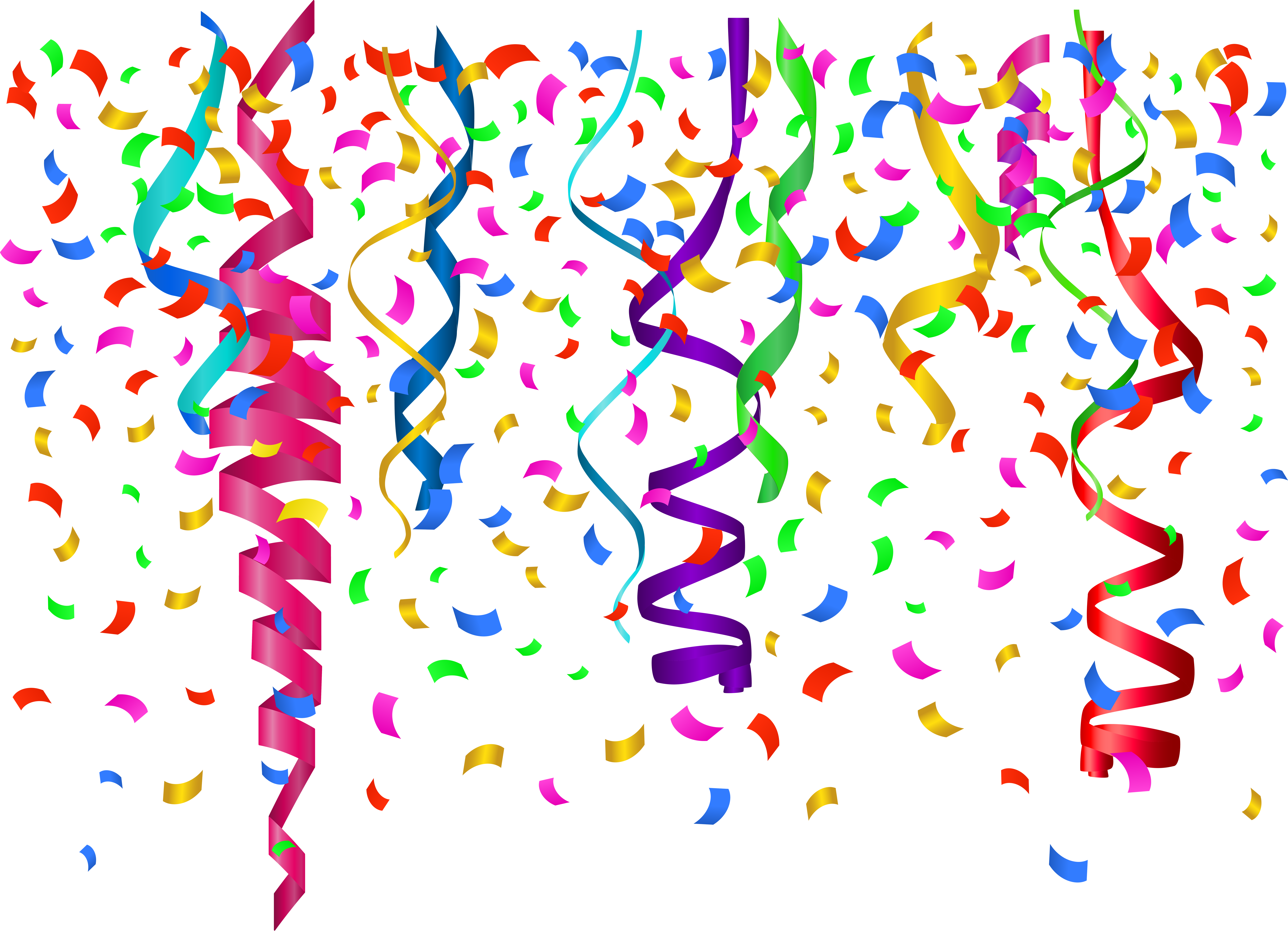 Free Confetti Clipart Transparent Background, Download Free
