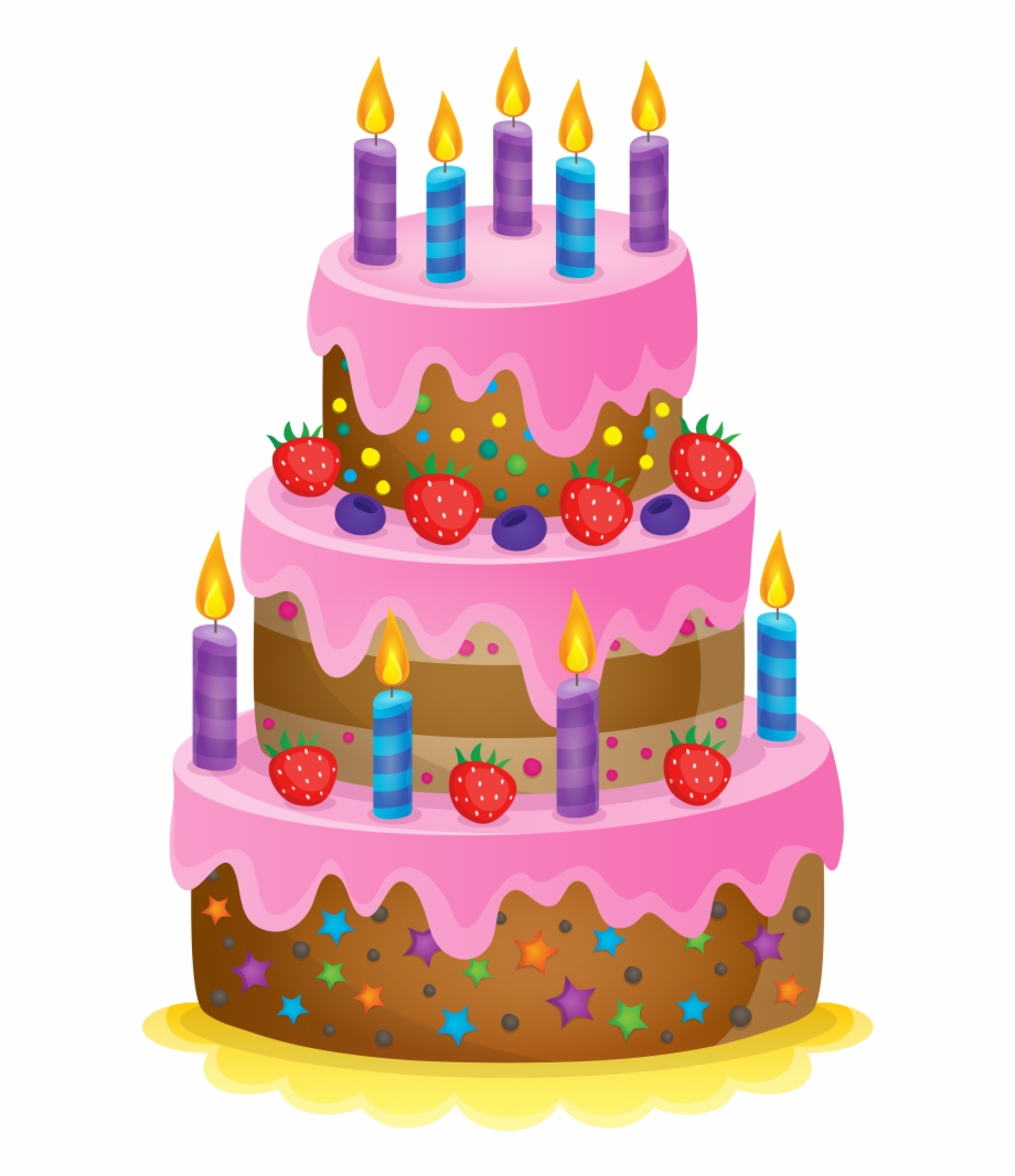 Amazing Birthday Cake Clip Art Transparent Background