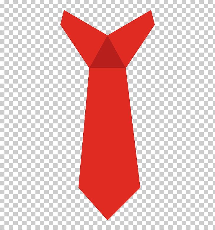 Red necktie drawing.