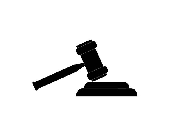 Justice hammer clipart