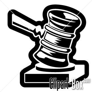 Clipart justice hammer.