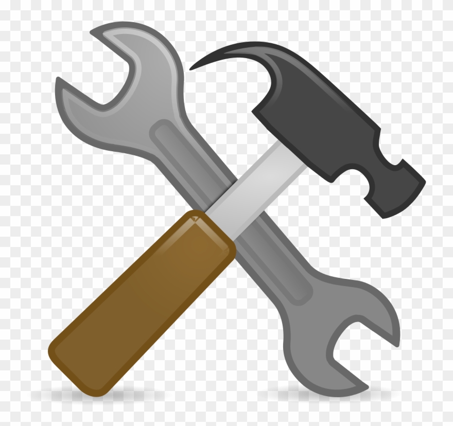clipart hammer wrench