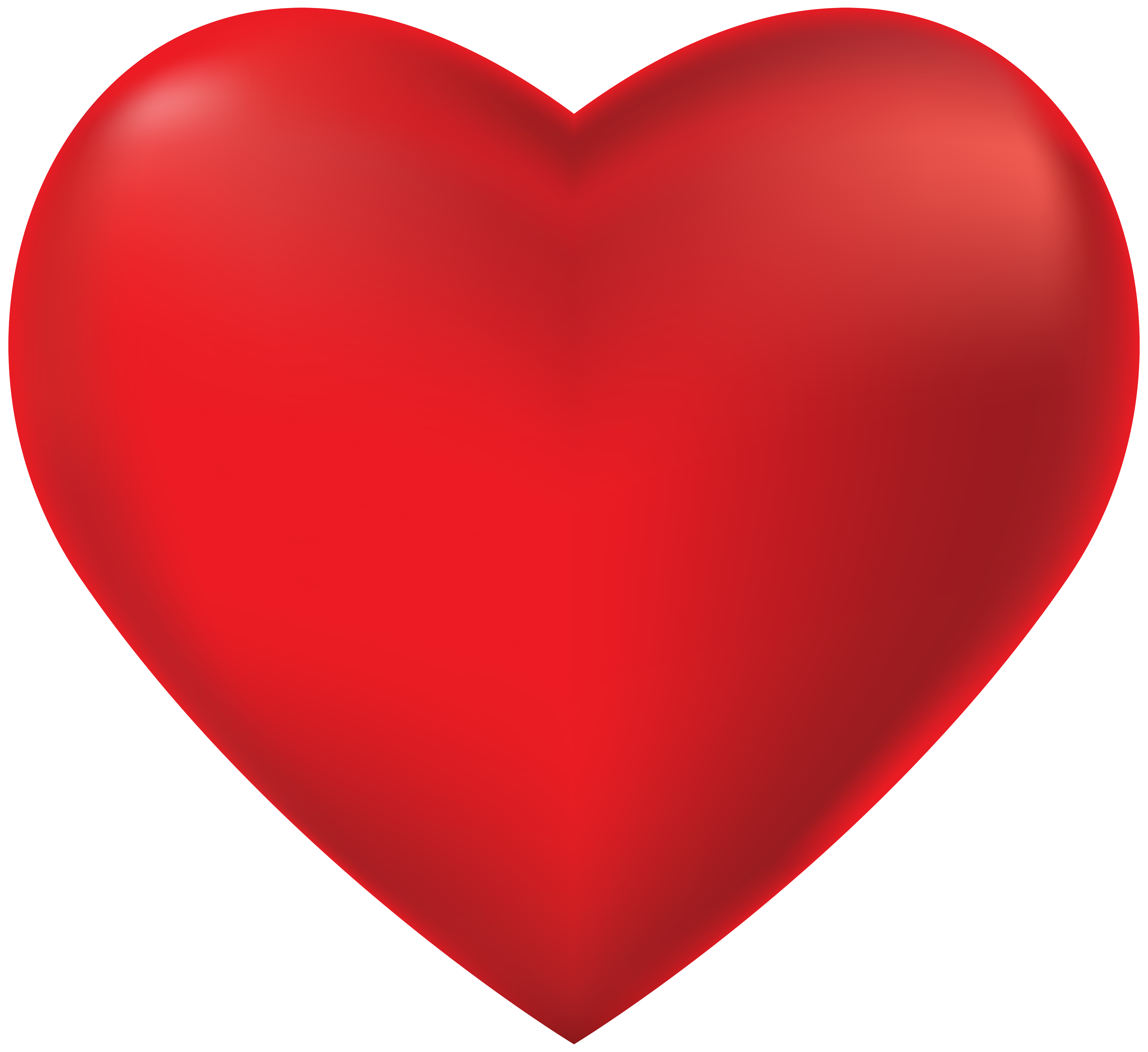 Red Heart Transparent PNG Clip Art