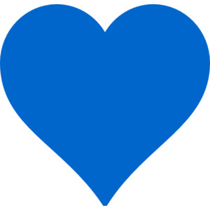 Free blue hearts.
