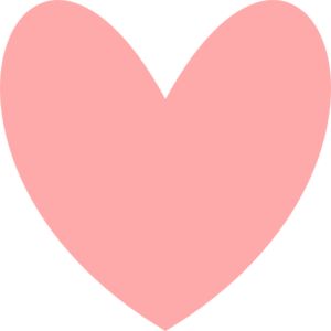 Pink heart clip art